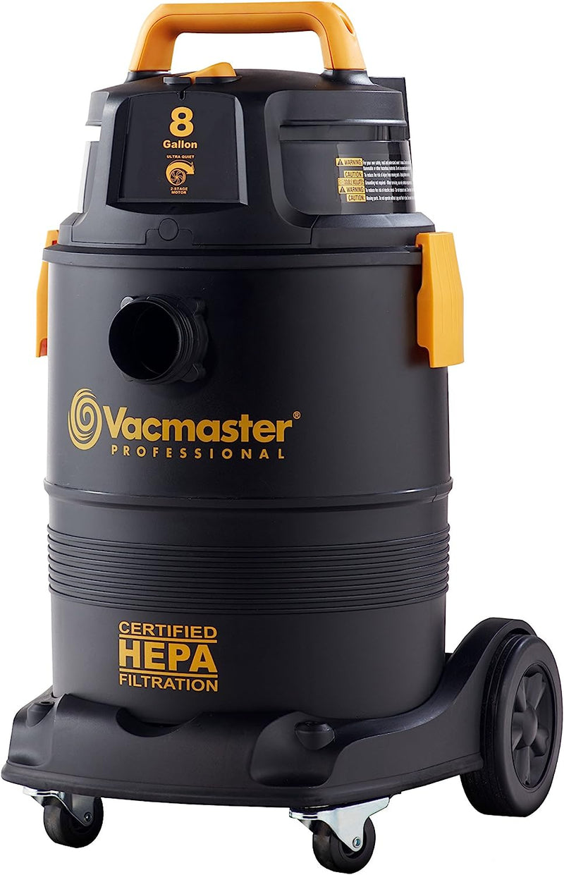 Vacmaster Pro 8 gallon Certified Hepa Filtration Wet/Dry Vac