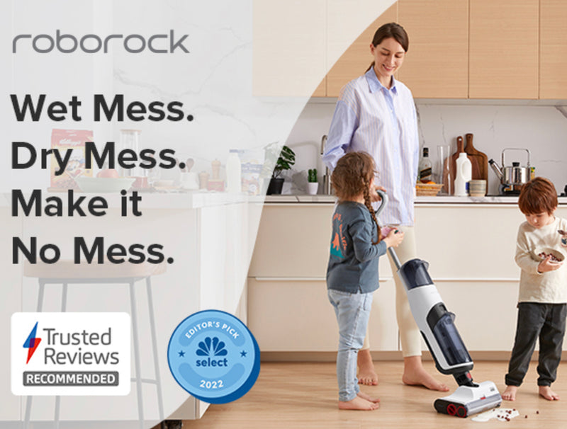 Roborock Dyad Pro Combo 5-in-1 Cordless Vacuum Cleaner,17000 Pa Suction  Power,With Motorized Mini-Brush,2-in-1 Cleaning Head