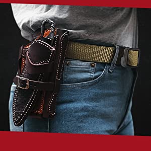 MISSION ELITE Tactical Belt, 1.5-inch Nylon Gun Belts for Men, 2-Ply EDC Belt with Adjustable Plastic Buckle
