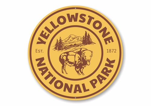 Yellowstone Buffalo Sign