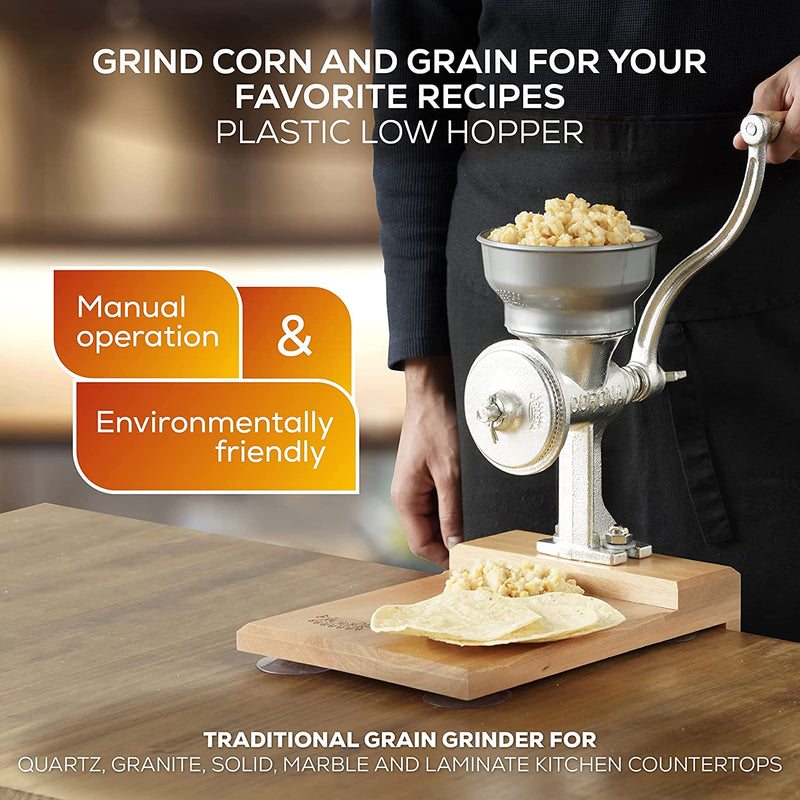 Hand Grain Grinder, Grain Grinder Manual, Manual Grain Mill Grinder,  Kitchen Hand Crank Food Grinder for Home Use