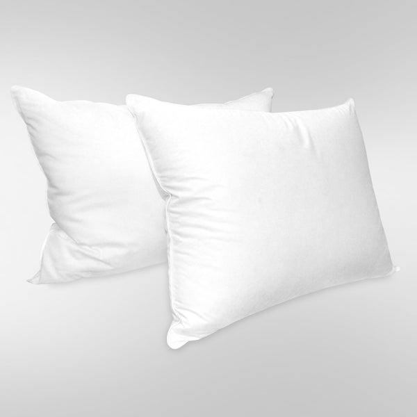 Luxurious White Down Pillow -100% Cotton Cover -  233 thread count I  BedTite