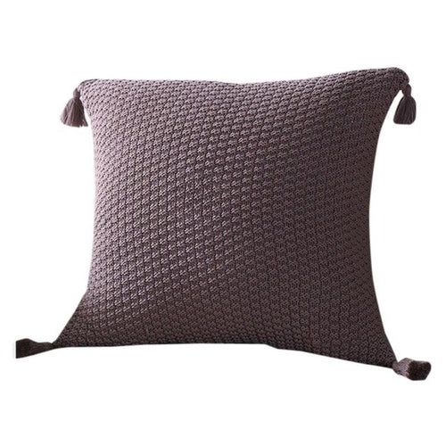 Knitting Pillow case Fashion Throw Pillow Tassels
