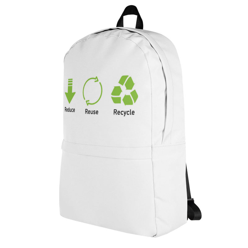 Reduce Reuse Recycle Backpack