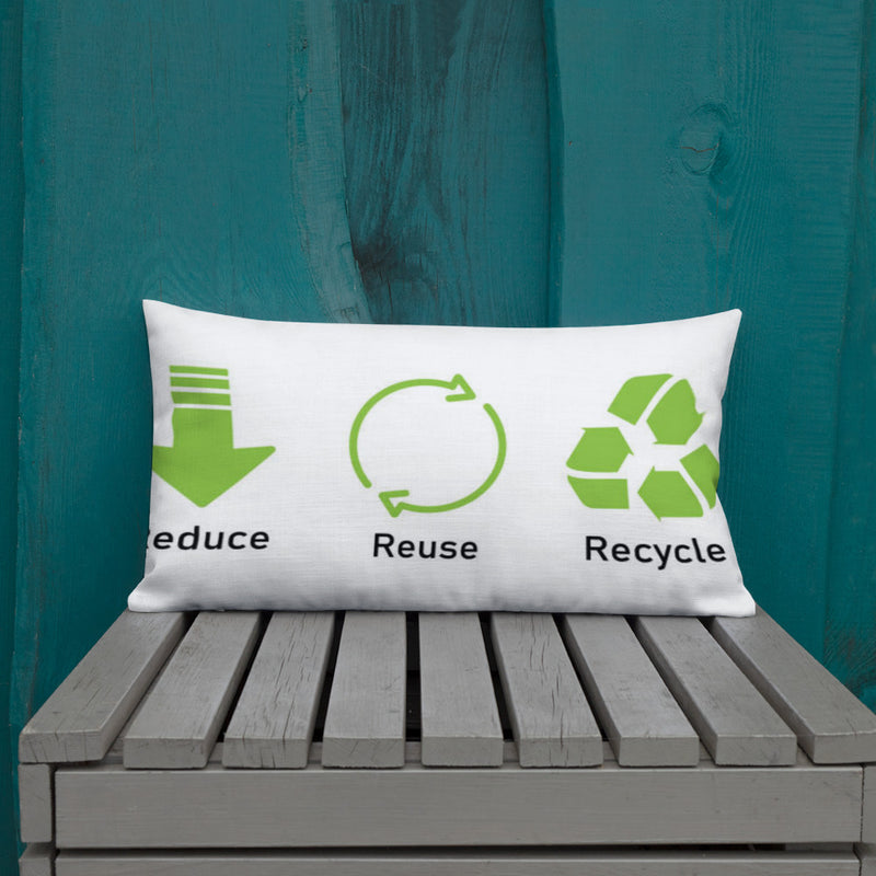 Reduce Reuse Recycle Premium Pillow